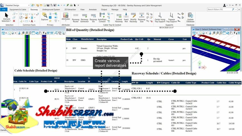 ریس وی اند کابل منیجمنت - Raceway and Cable Management